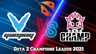 V-gaming vs PuckChamp live. Dota2 Champions League 2021 s3.