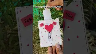 Valentine's Day Card Idea | Easy Handmade Love Card | Paper Craft For Valentine | DIY Craft