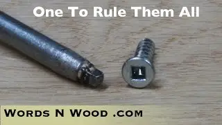 Robertson Screws Rule // Robertson -vs- Phillips -vs- Standard Screwdrivers