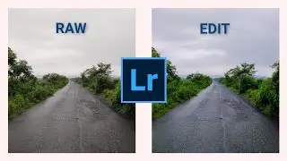 Road at countryside in the monsoon photo editing in Lightroom Mobile | Mobile Photography 