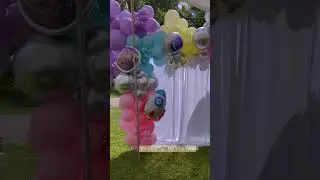Space Balloon Decoration | Space Balloon Theme | Girl Space Balloon Garland
