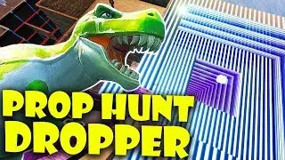 I Made the First EVER Prop Hunt Dropper in Fortnite Creative Mode!