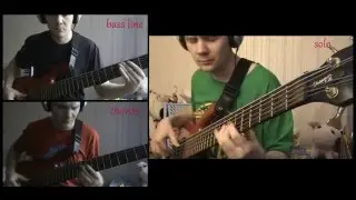 Yakety Sax - Benny Hill - bass guitar cover by Mikhail Agapov (соло на бас-гитаре)