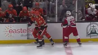 Carolina Hurricanes' Jackson Blake Fined for Slashing Anaheim Ducks' Jacob Trouba