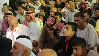 خطبة عيد الاضحى في مسجد حريما الكبير/ تصوير واعداد الصحفي عمر الزعبي