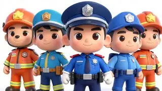 The Rescue Heroes Are Here 🚒🚑🚓 | Kids Nursery Rhyme | Heroes Song for Children