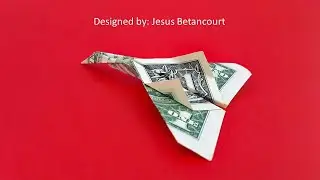 ORIGAMI How to Make $1 Dollar Fighter Jet