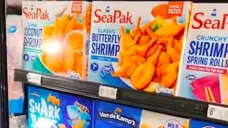 Приходите посмотреть на разные виды рыбы в Walmart! #морепродукты