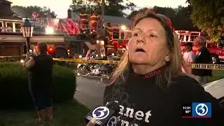 Multiple crews battled massive fire in Newington