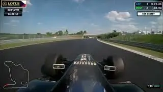 Hungaroring but every corner the car changes