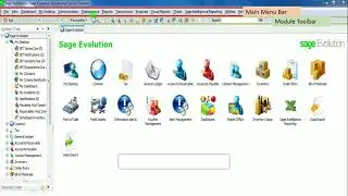 Video 2 Getting about in Sage Evolution V7