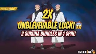 Free Fire Sukuna Bundle Spin | Ek spin me 2 bundle 😲