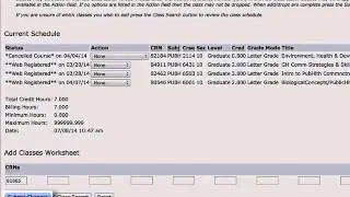 On-Campus Course Registration Tutorial