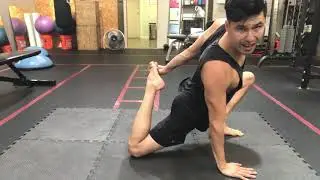 Twisted lizard (best squat stretch)