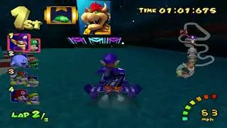 3DS Neo Bowser City - Mario Kart Double Dash!! (Gamecube) Custom Track 200cc (Waluigi & Baby Luigi)