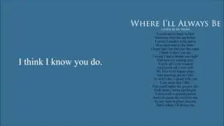 Where I'll Always Be || Wedding Poetry