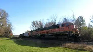 BNSF Barstow local lead by SD60M 1409.