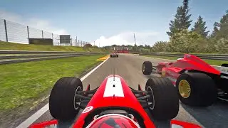 Eddie Irvine - Ferrari F399 | Spa Francorchamps | Legend AI | F1 2013 Gameplay