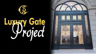 Wrought Iron Main Door | Project By F11 Markaz Olympus Mall | Gulshan Steel