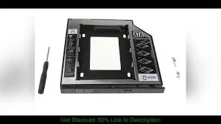 ✓ 10PCS 2017 SATA to SATA 2nd HDD Caddy 9.5mm for 9mm 9.5mm SSD Case Hard Disk Drive Enclosure Bay