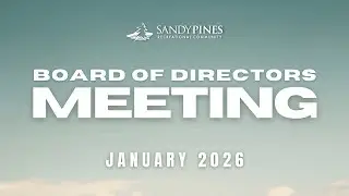 January 2026 Board of Directors Meeting
