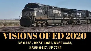 Railfanning 2020 Featuring NS, UP & BNSF