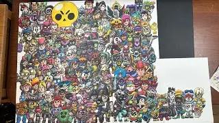 Drawing EVERY Brawl Stars Skin - Buccaneer Barley