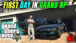 First Day In GTA 5 Grand RP | GTA 5 GrandRP #1 | Believe Sensei&nbsp;[HINDI]