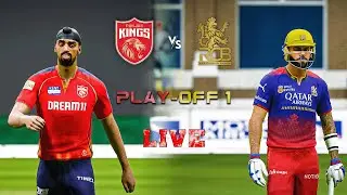 PBKS vs RCB LIVE | First Playoff Clash | IPL 2025 Showdown