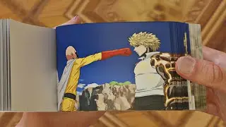 Saitama vs Genos Fight Flipbook | One Punch Man Flipbook