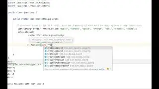 Java 8 stream API :find the frequency of each word and display them as key value pairs#shorts