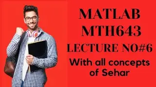 Mth643 Lecture No 6|| Use of the M File Matlab