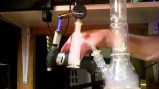 HiSi glass junior triple U-Perc berry blast BHO