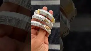 Chandi da kada new design for men's // silver kada design for boys ll gents silver kada design