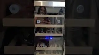 AOBOSI YC-100B Wine Cooler Refrigerator 15 inch Dual Zone Wine Fridge for 30 Bottles