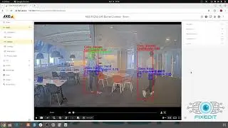 Axis Network Camera with YoloV5 Body Part Detection on the Edge