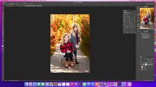 Layer Masking to warm up photo in Photoshop