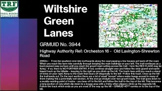 GRMUID 3944 - Highway Authority Ref: Orcheston 16 -  Old Lavington-Shrewton Road