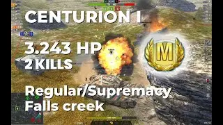 168GUNNERS | CENTURION I | 3 2K DMG | 2 KILLS  | ACE | Falls creek | #wotb #wotblitz