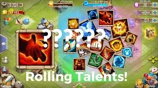 Castle Clash Rolling Talents on my Account!
