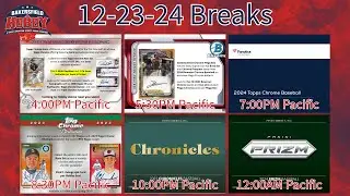 12-23 TC Sonic, Bowman Chrome, Topps Chrome, TC Platinum, Chronicles, and Prizm