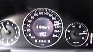 Mercedes Benz E400 CDI Acceleration 0   250km h