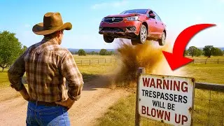 HOA Karen Kept Driving Through My Ranch, So I Planted Landmines There!