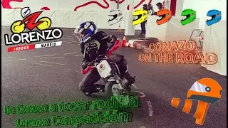 🏍LORENZO COMPETICI&Oacute;N - De CONAZO a TOCAR RODILLA (CASCO BLANCO en Lorenzo Indoor Madrid)🏍 #11