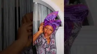 beautiful and unique head wrap tutorial #headwrapping #headwear #headwrap #beauty