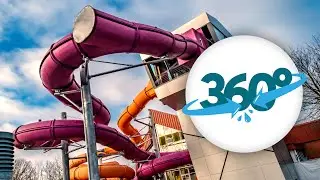 [360&deg; VR] Water Slides at Aqualip Detmold in Virtual Reality!
