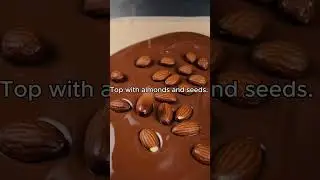 Dark Chocolate Bark with Almonds & Seeds 🍫🌰 | AI Easy & Healthy Dessert for Fun | Yum Rain