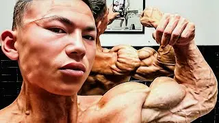 Tristyn Lee Biceps KING !!! Flexing Muscles