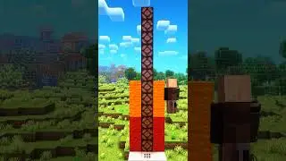 High Striker Carnival Game Build Guide Minecraft! #minecraft  #minecraftshorts #gaming #gamingvideos