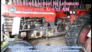 Joey Hayden Auction June 29th in Lebanon